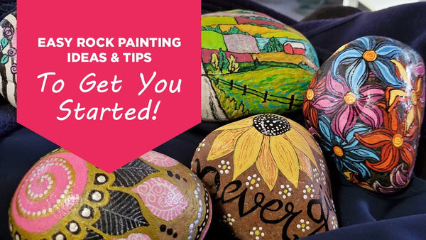 3 Ways to Paint and Use Painted Rocks - The Crafting Chicks