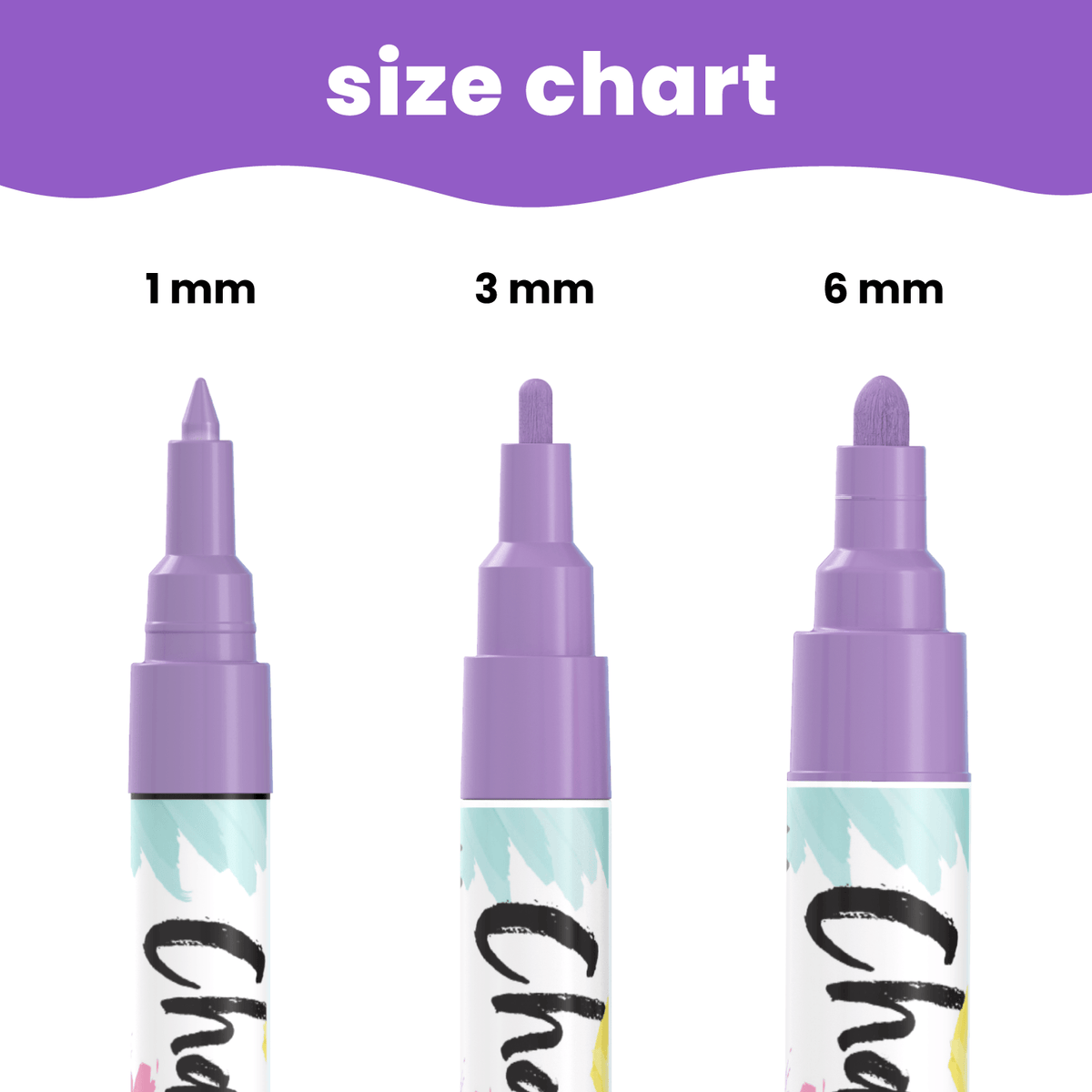 Vintage Color Liquid Chalk Markers - Pack of 10 