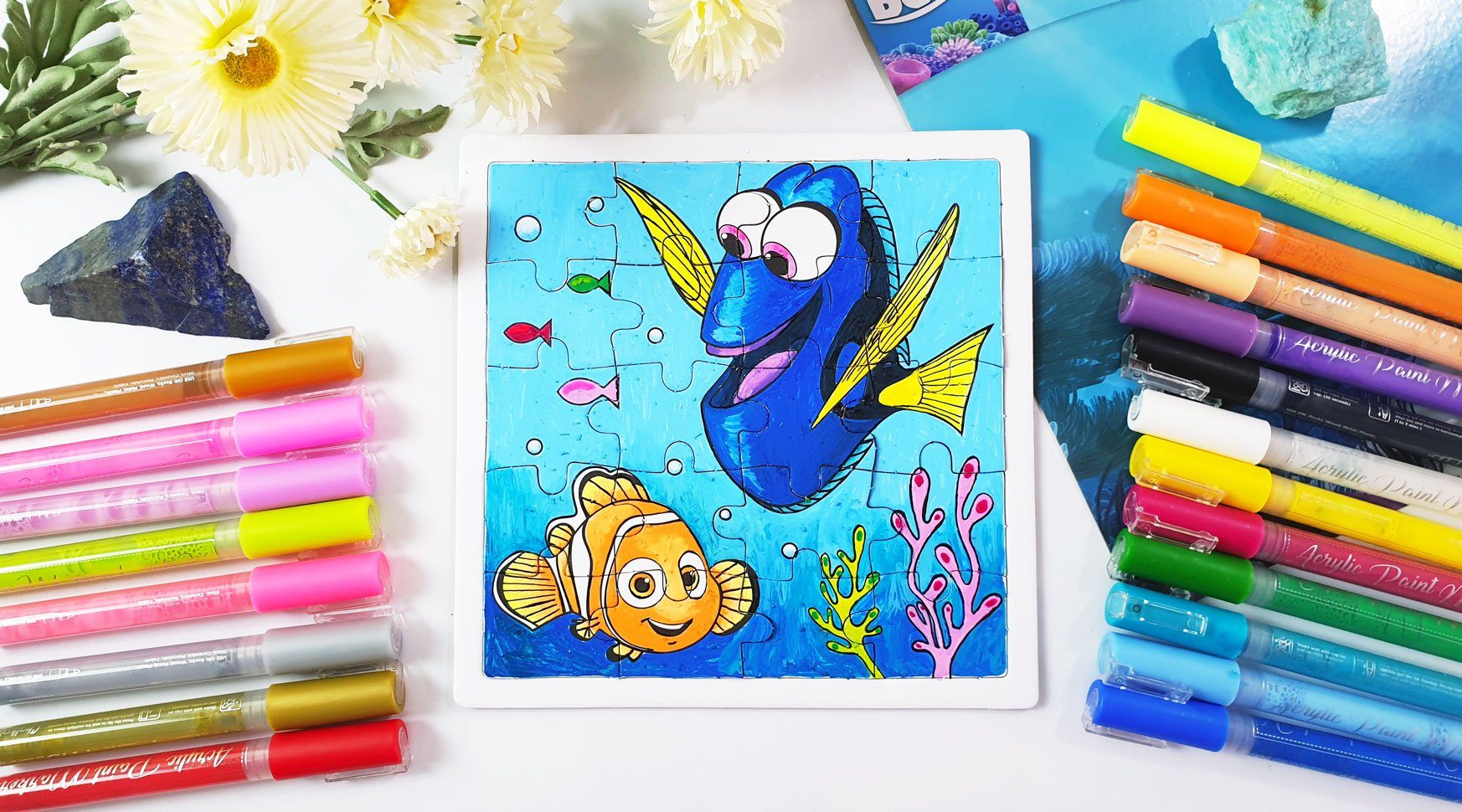 DIY Puzzle with Dory Artwork