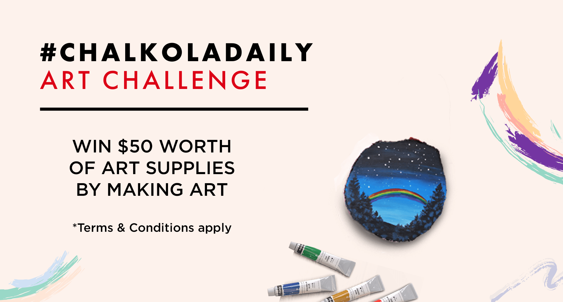 #ChalkolaDaily Challenge: Create Art at Home