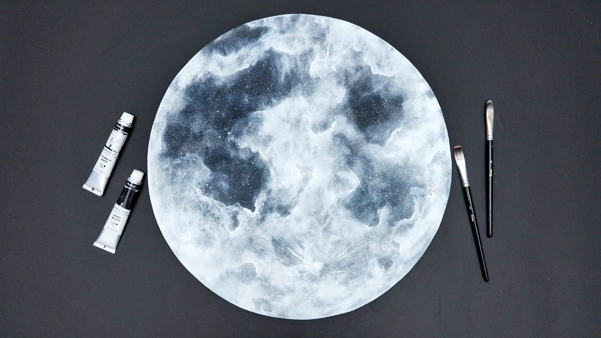 How to Paint a Moon With Acrylic Paint: Easy Step-by-Step Guide