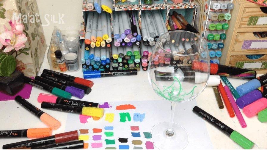 Chalkola Chalk Markers Transform Ordinary Stemware | Chalkola Art Supply