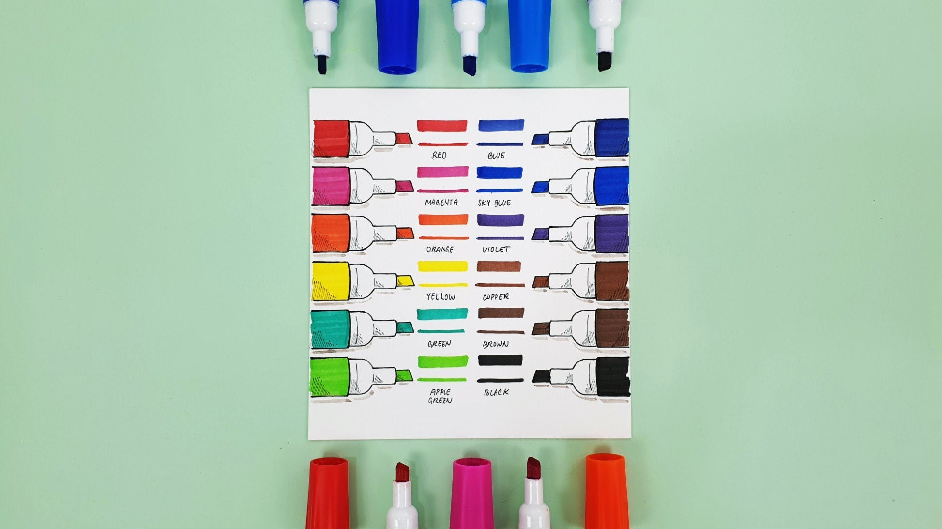 Color Swatching Activity with Free Downloadable Template