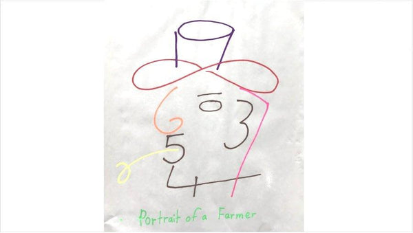Portrait Numbers Art With Numbers: 10 Drawings from 1-10 (Chalk Markers) | Chalkola