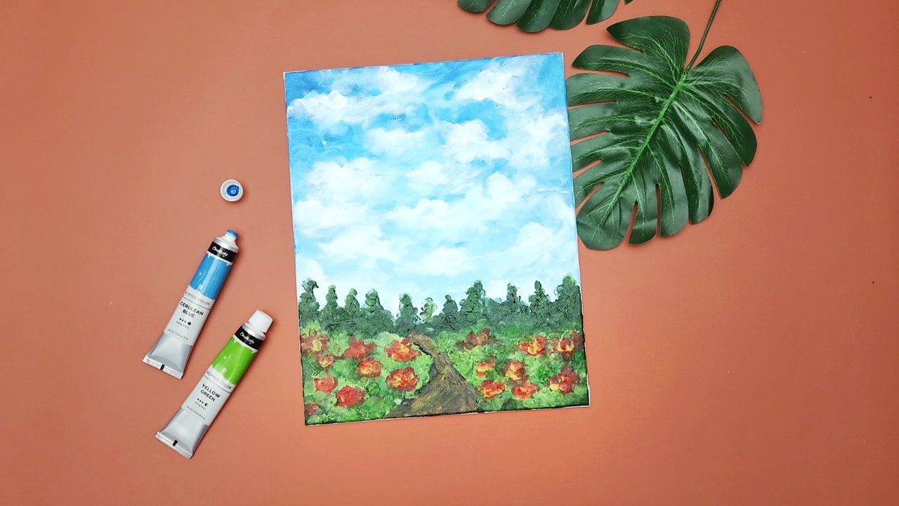 Easy Finger Painting Idea for Beginners