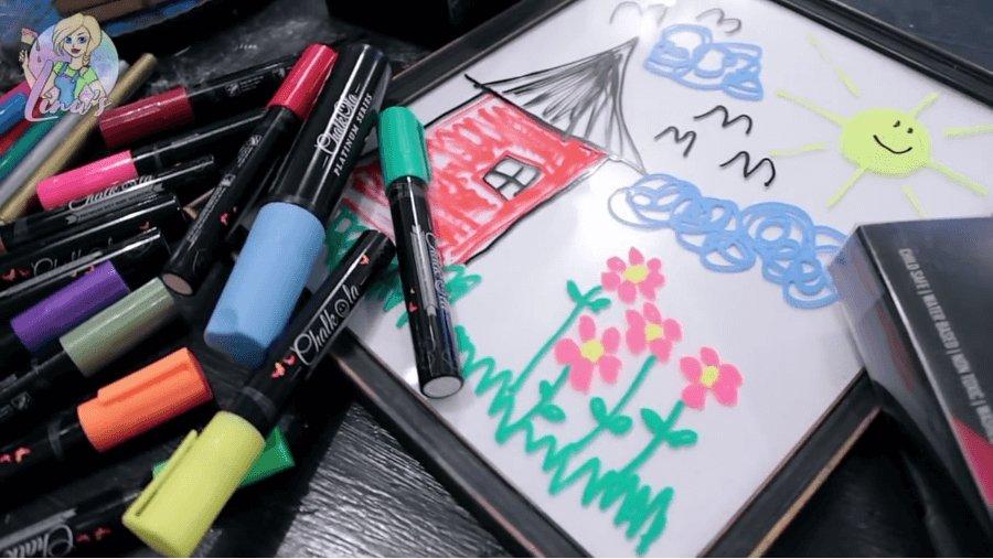 How to Make Your Own Portable Whiteboard using Chalkola Chalk Markers | Chalkola Art Supply