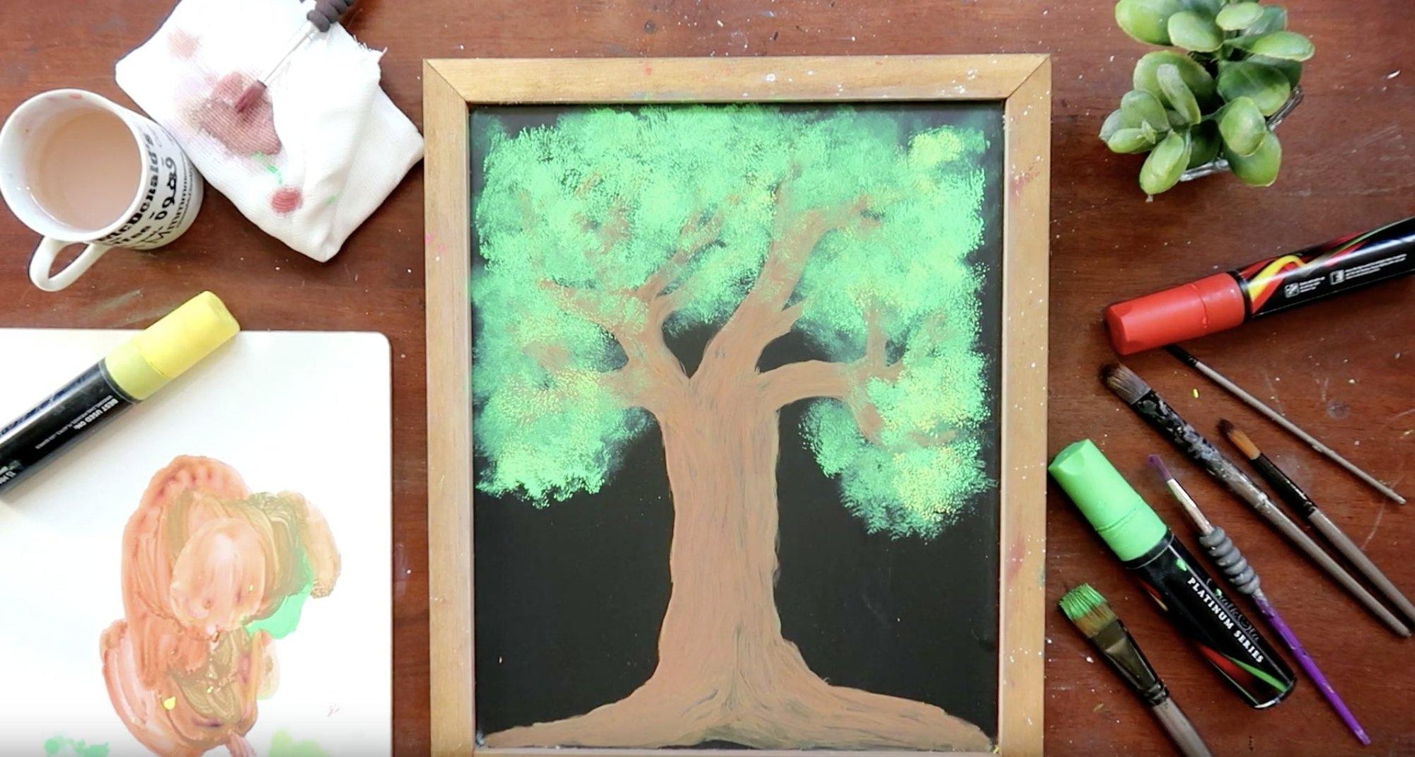 How To Paint With Chalk Markers [DIY Tutorial] | Chalkola Art Supply