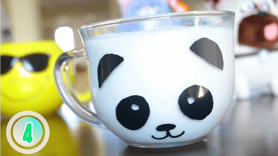 Making a Cute Panda Mug with Chalk Markers | Chalkola Art Supply