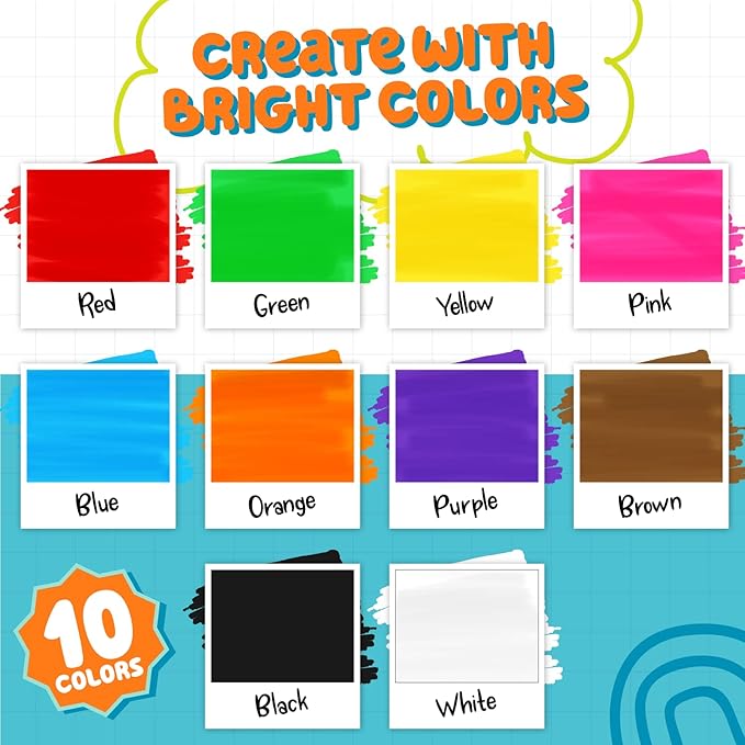 10 Fine Tip 3mm Chalk Markers