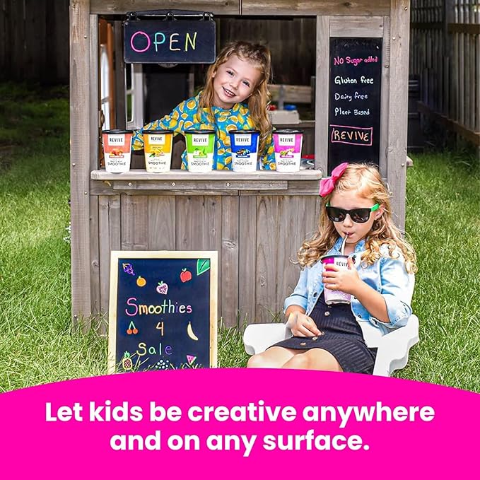 10 Bright 1mm Chalk Markers