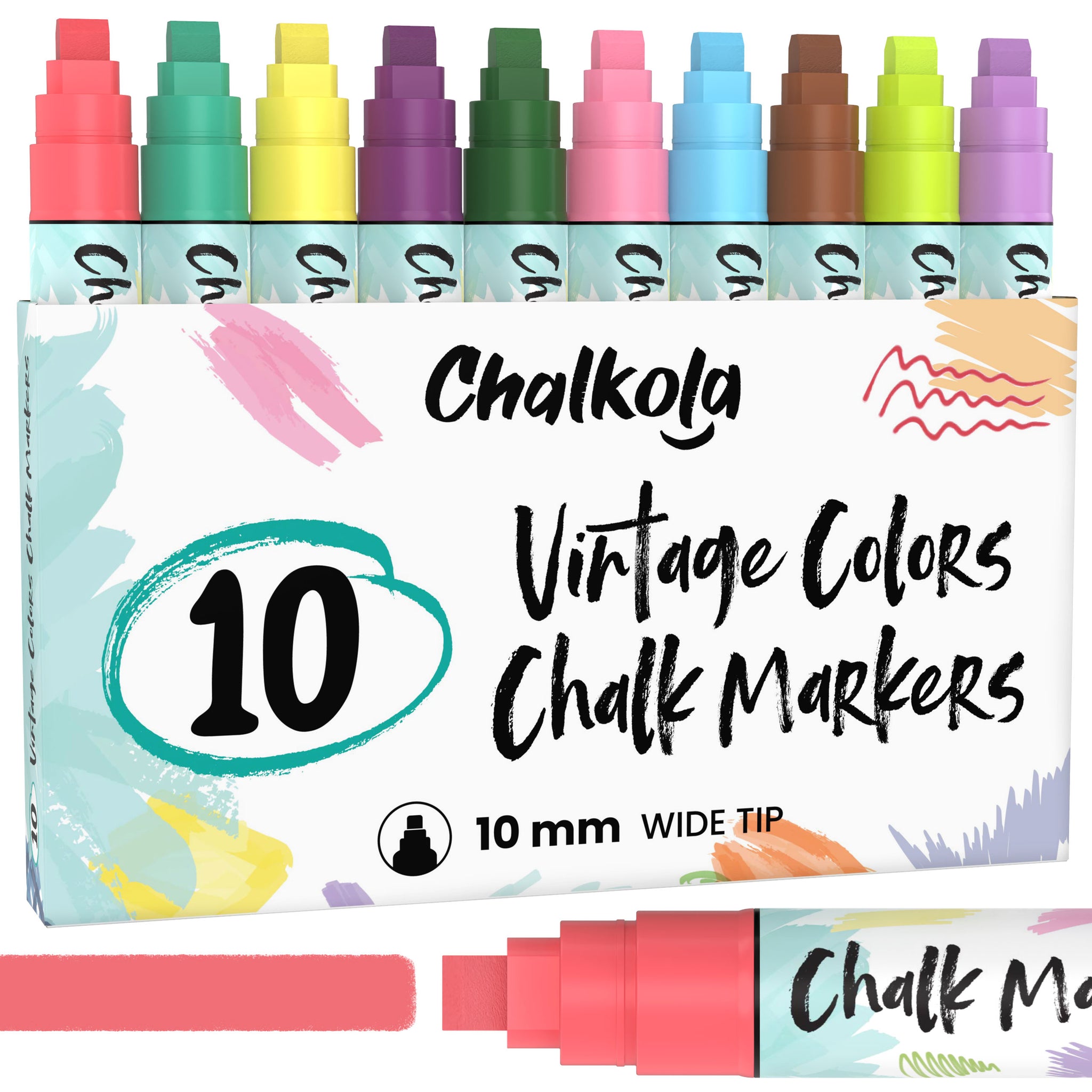 Chalkola Mega Bundle - 5 Yellow Variety + 30 Markers 6mm