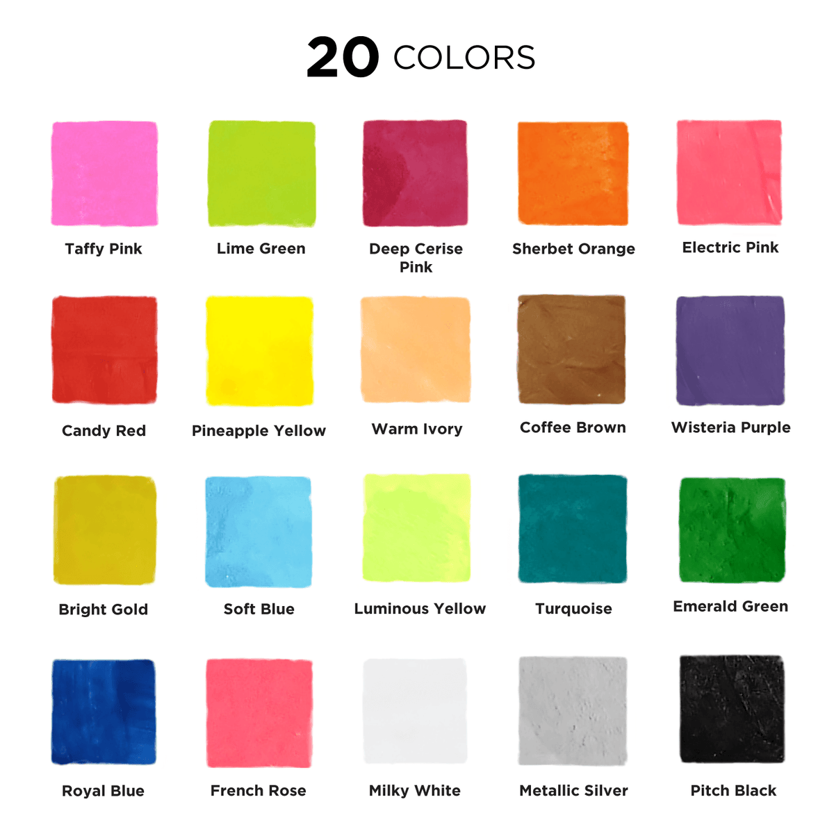 20 Chalk Markers + 20 Acrylic Markers Bundle 