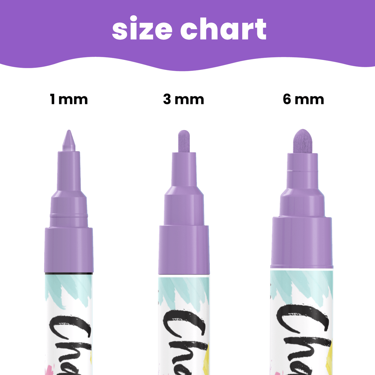Vintage Colors Chalk Markers - Pack of 20 Pens 