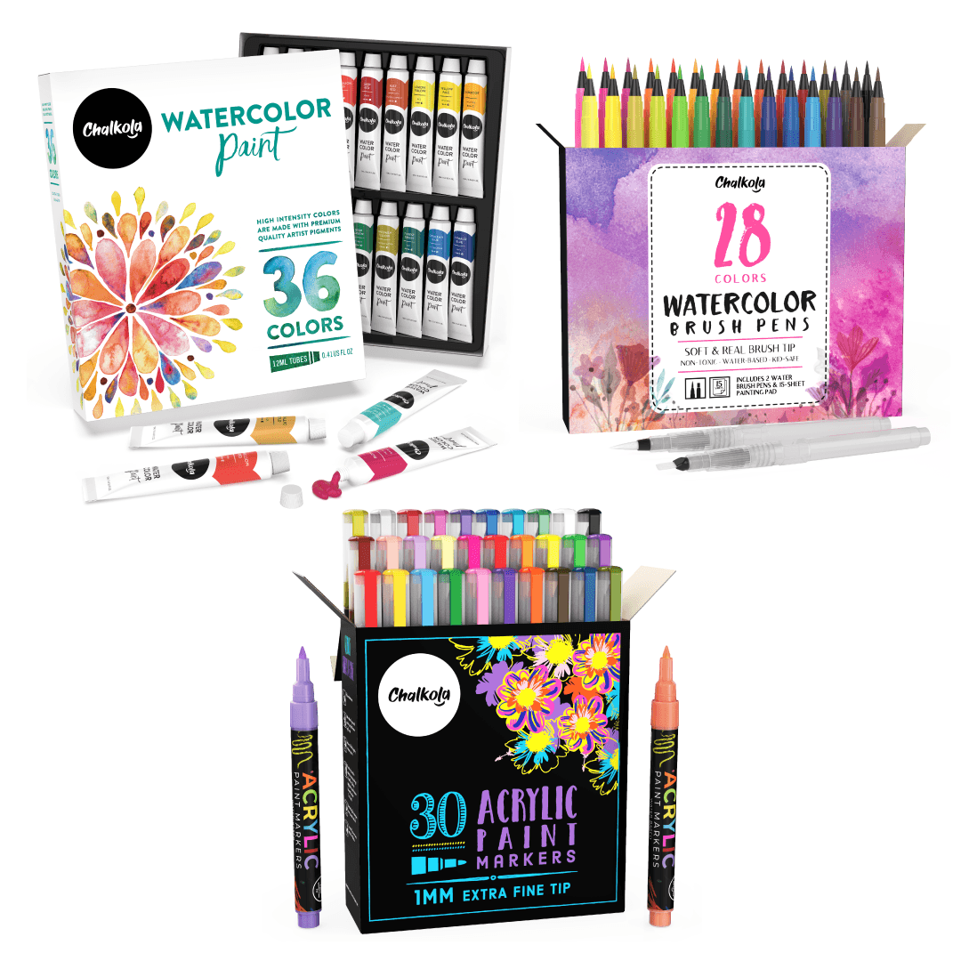 30 Watercolor Brush Pen Set - IGNART