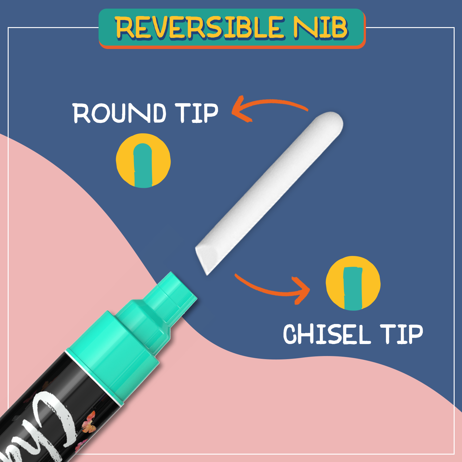Bold Chalk Markers - Dry Erase Marker Pens - Liquid Chalk Markers for  Chalkboards, Signs, Windows, Blackboard, Glass - Reversible Tip (20 Pack) -  24