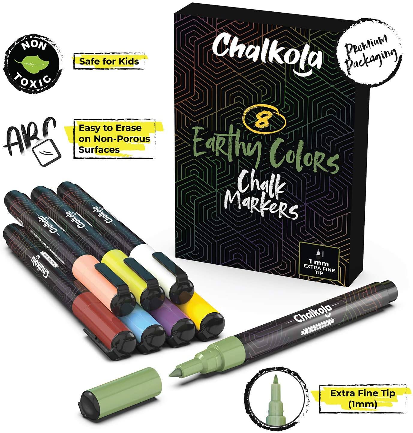 Bundle: 1mm Chalk Markers - Extra Fine Nib