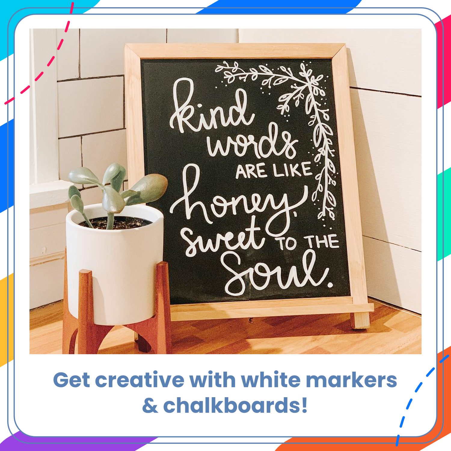 White Chalk Markers with Fine and Jumbo Nibs - Variety Pack of 5