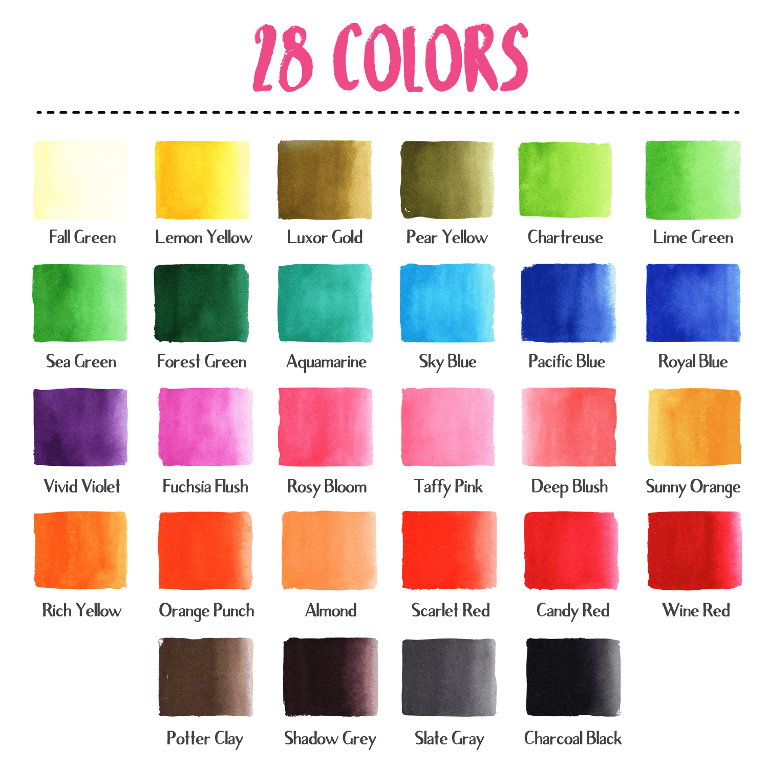 Washable Watercolor Pens Set - Colouring Kit Art Markers Colour